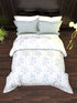 The White Moss DC London Double Bed 100% Cotton bedsheet with 2 pillow covers